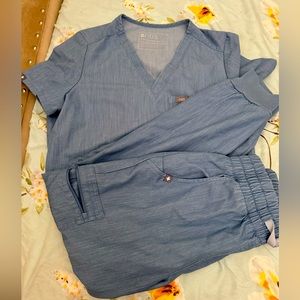 Figs Scrubs XXS Catarina and Zamora high waisted Jogger Petite